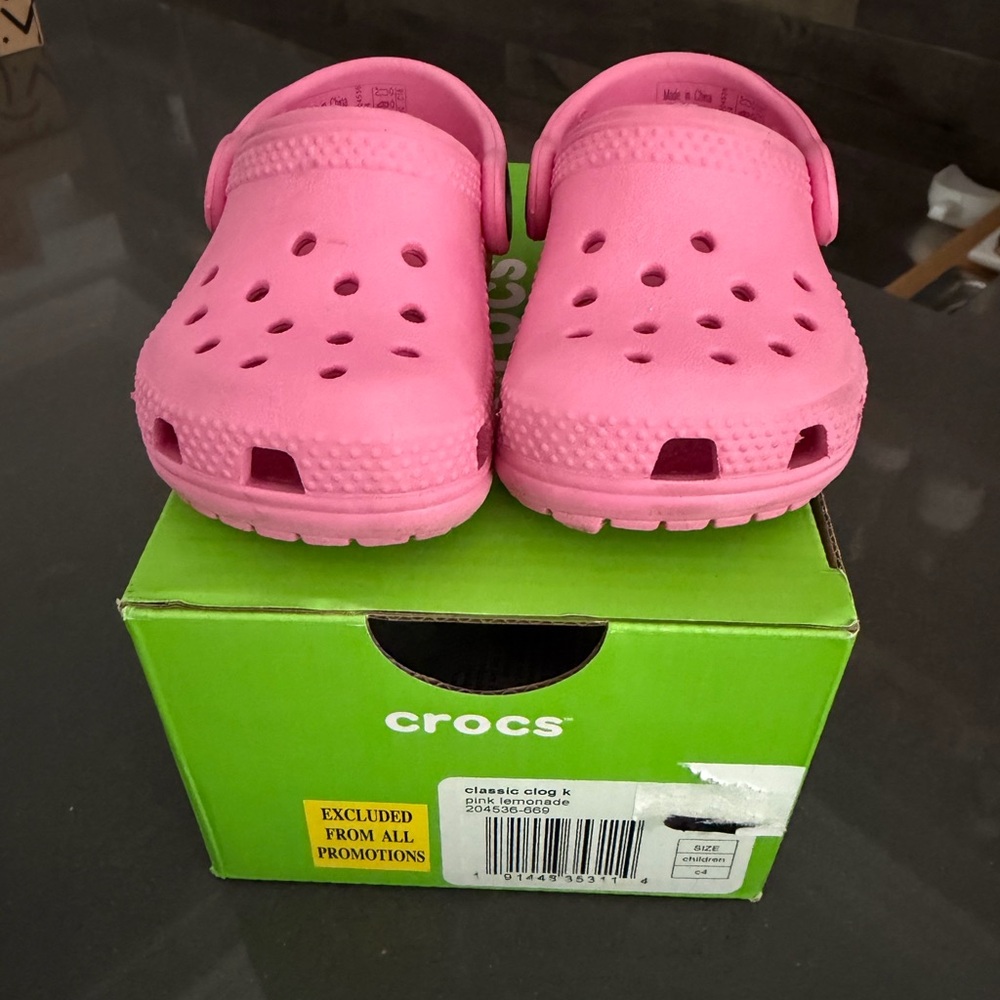 CROCS Kids Sandals - Bright Pink